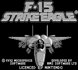 F-15 Strike Eagle screenshot 3 for GameBoy